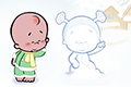 小破孩2013年12月壁纸-下雪